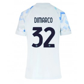Dámské fotbalový oblečení Inter Milan Federico Dimarco #32 Venkovní košile 2025-26 Krátkým Rukávem